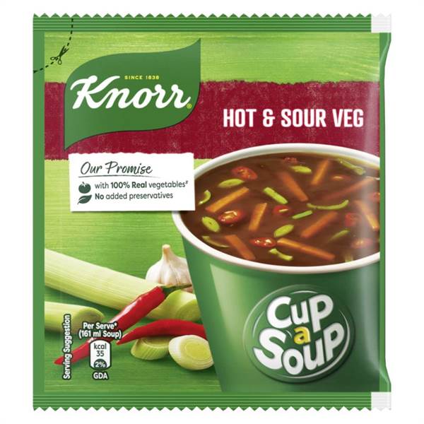 Knorr Hot & Sour Veg Cup-A-Soup